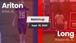 Matchup: Ariton  vs. Long  2020