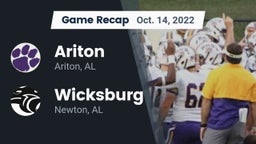 Recap: Ariton  vs. Wicksburg  2022