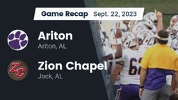 Recap: Ariton  vs. Zion Chapel  2023