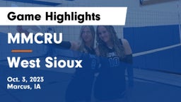 MMCRU  vs West Sioux  Game Highlights - Oct. 3, 2023