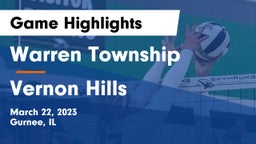 Warren Township  vs Vernon Hills  Game Highlights - March 22, 2023
