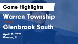 Warren Township  vs Glenbrook South  Game Highlights - April 25, 2023
