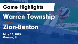Warren Township  vs Zion-Benton  Game Highlights - May 17, 2023