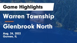 Warren Township  vs Glenbrook North  Game Highlights - Aug. 24, 2022