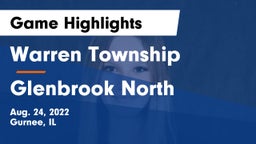 Warren Township  vs Glenbrook North  Game Highlights - Aug. 24, 2022