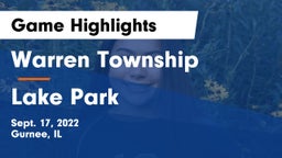 Warren Township  vs Lake Park  Game Highlights - Sept. 17, 2022