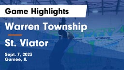 Warren Township  vs St. Viator Game Highlights - Sept. 7, 2023