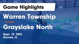 Warren Township  vs Grayslake North Game Highlights - Sept. 19, 2023