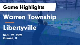 Warren Township  vs Libertyville  Game Highlights - Sept. 23, 2023