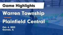 Warren Township  vs Plainfield Central Game Highlights - Oct. 6, 2023