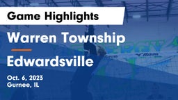 Warren Township  vs Edwardsville  Game Highlights - Oct. 6, 2023