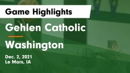 Gehlen Catholic  vs Washington  Game Highlights - Dec. 2, 2021
