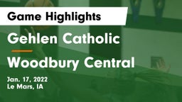 Gehlen Catholic  vs Woodbury Central  Game Highlights - Jan. 17, 2022