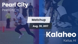 Matchup: Pearl City High vs. Kalaheo  2017