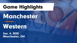 Manchester  vs Western  Game Highlights - Jan. 4, 2020