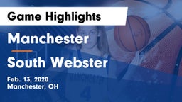 Manchester  vs South Webster  Game Highlights - Feb. 13, 2020