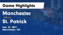 Manchester  vs St. Patrick  Game Highlights - Feb. 27, 2021