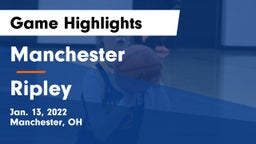 Manchester  vs Ripley  Game Highlights - Jan. 13, 2022