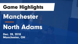 Manchester  vs North Adams Game Highlights - Dec. 28, 2018