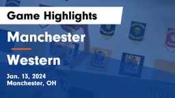 Manchester  vs Western  Game Highlights - Jan. 13, 2024