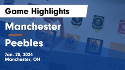 Manchester  vs Peebles  Game Highlights - Jan. 20, 2024