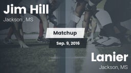 Matchup: Jim Hill  vs. Lanier  2016