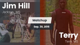 Matchup: Jim Hill  vs. Terry  2016