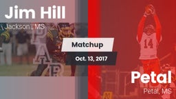 Matchup: Jim Hill  vs. Petal  2017