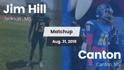 Matchup: Jim Hill  vs. Canton  2018