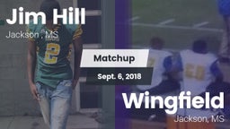Matchup: Jim Hill  vs. Wingfield  2018
