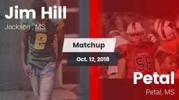 Matchup: Jim Hill  vs. Petal  2018