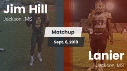 Matchup: Jim Hill  vs. Lanier  2019
