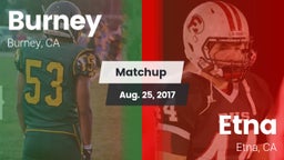 Matchup: Burney  vs. Etna  2017