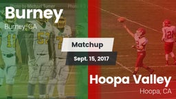 Matchup: Burney  vs. Hoopa Valley  2017