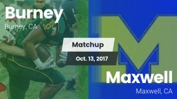 Matchup: Burney  vs. Maxwell  2017