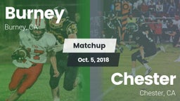 Matchup: Burney  vs. Chester  2018