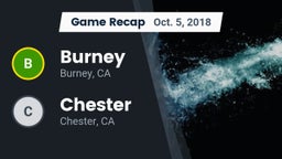 Recap: Burney  vs. Chester  2018