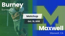 Matchup: Burney  vs. Maxwell  2018