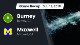 Recap: Burney  vs. Maxwell  2018