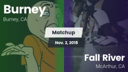 Matchup: Burney  vs. Fall River  2018