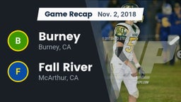 Recap: Burney  vs. Fall River  2018