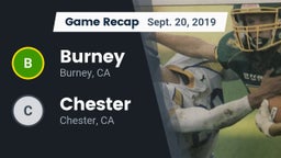 Recap: Burney  vs. Chester  2019