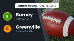 Recap: Burney  vs. Greenville  2019