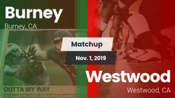 Matchup: Burney  vs. Westwood  2019