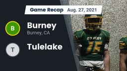 Recap: Burney  vs. Tulelake 2021