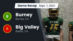 Recap: Burney  vs. Big Valley  2021