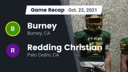 Recap: Burney  vs. Redding Christian  2021