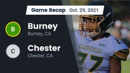 Recap: Burney  vs. Chester  2021