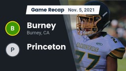 Recap: Burney  vs. Princeton 2021