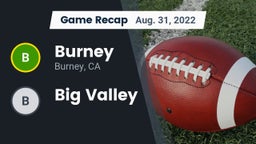 Recap: Burney  vs. Big Valley 2022
